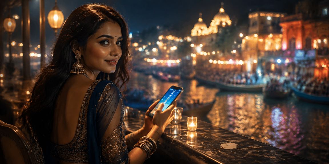 Player enjoying online Rummy on mobile device with Indian payment options